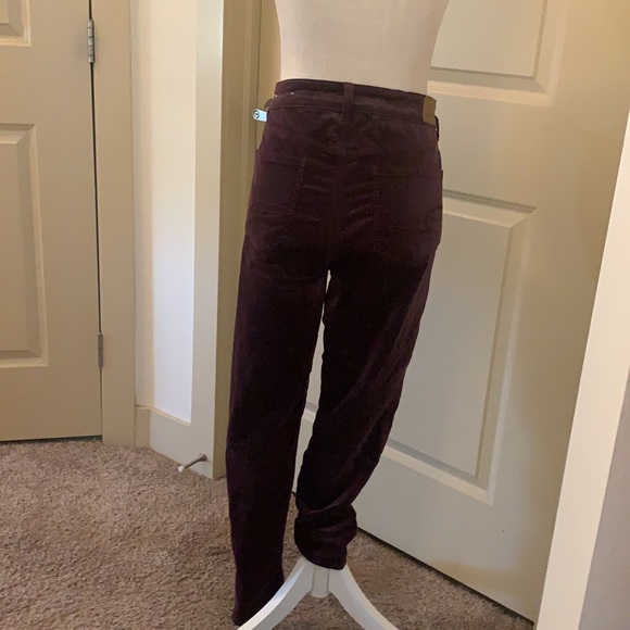 American Eagle purple velvet pants - Picture 3 of 4